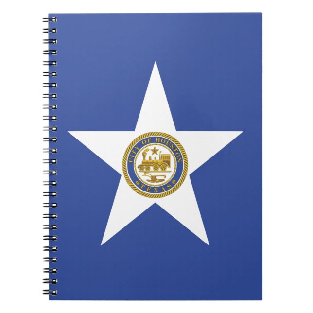 Carnet avec Drapeau de Houston City (Devant)