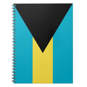 Carnet avec drapeau des Bahamas