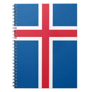 Carnet avec Drapeau d'Islande