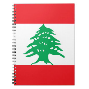 Carnet avec drapeau du Liban
