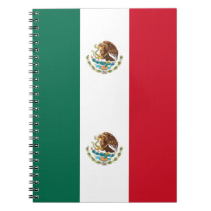 Carnet avec drapeau du Mexique