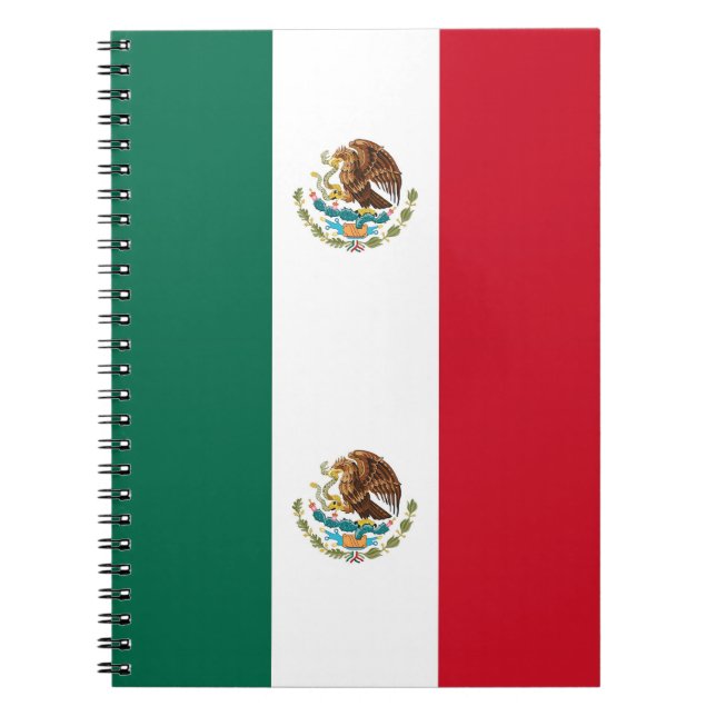 Carnet avec drapeau du Mexique (Devant)