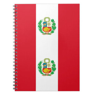 Carnet avec Drapeau du Pérou