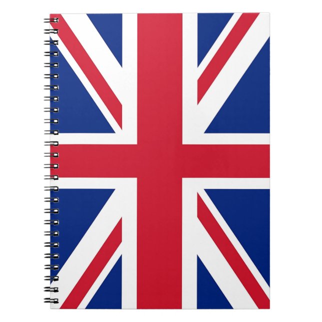 Carnet avec drapeau du Royaume-Uni (Devant)