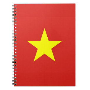 Carnet avec drapeau du Vietnam