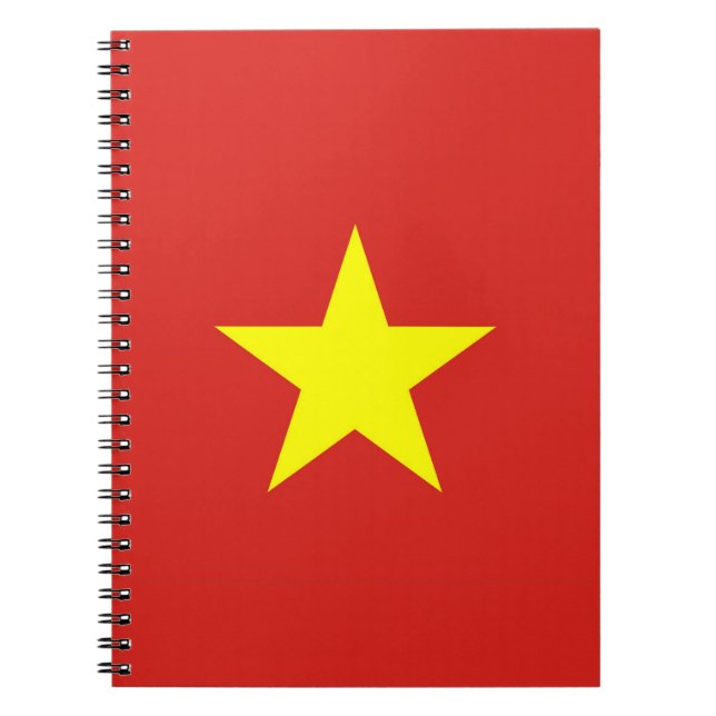 Carnet avec drapeau du Vietnam (Devant)