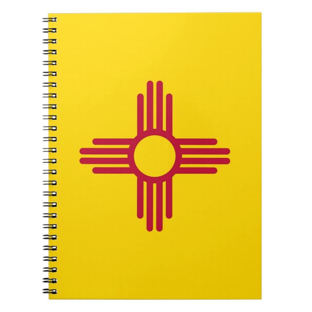 Carnet avec le drapeau de l'État du Nouveau-Mexiqu (Devant)