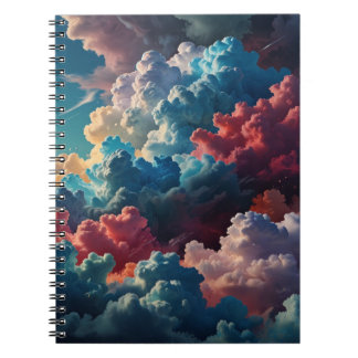 Carnet avec nuage Abstrait