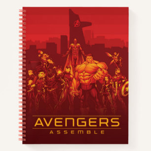 Carnet Avengers   Avengers Rassemblés Ciel de la Ville Ro