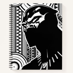 Carnet Avengers   Black Panther Tribal Profile Art