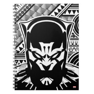 Carnet Avengers   Black Panther Visage Tribal