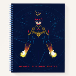 Carnet Avengers   Captain Marvel Lumière réfléchie en lig