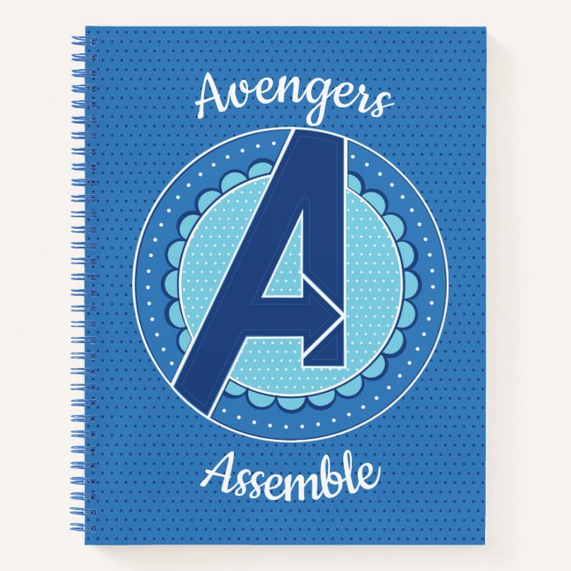 Carnet Avengers | Logo Avengers en découpure (Devant)