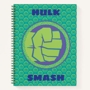 Carnet Avengers   Logo Hulk pointillé