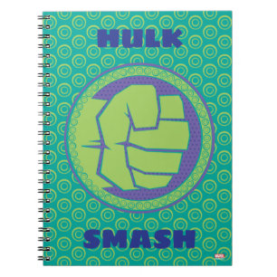 Carnet Avengers   Logo Hulk pointillé