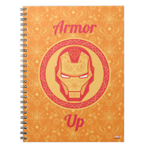 Carnet Avengers   Paisley Logo Iron Man