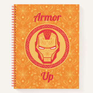 Carnet Avengers   Paisley Logo Iron Man
