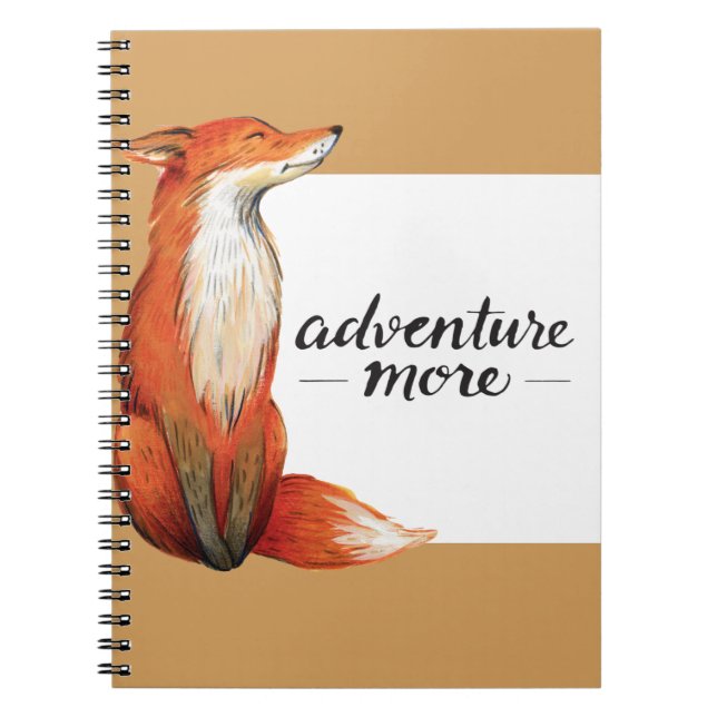 Carnet aventure plus renard (Devant)