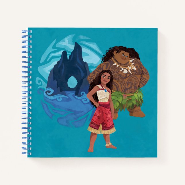 Carnet Aventures Moana & Maui en Océanie (Devant)