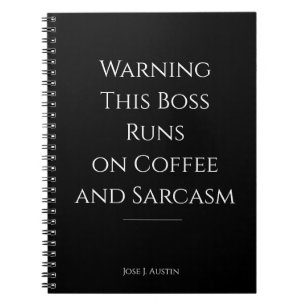 Carnet Avertissement Ce Patron Fonctionne au Café et au S
