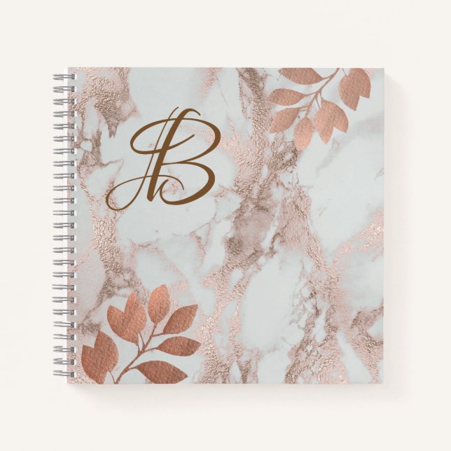 Carnet Avery Signature un pouce Classeur Faux Rose Gold (Devant)