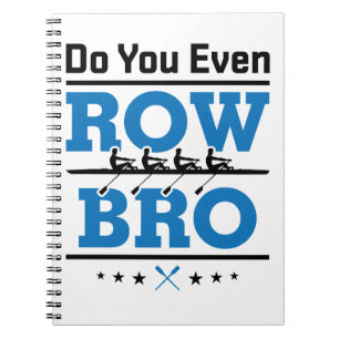 Carnet Aviron Crew Rower Faites-Vous Même Ranger Bro
