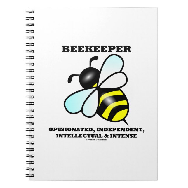 Carnet Avis de l'apiculteur intellectuel indépendant (Devant)
