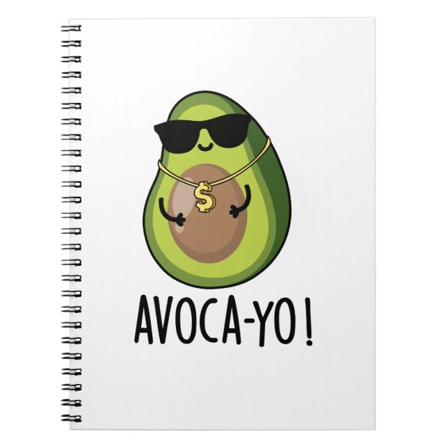 Carnet Avoca-yo Drôle Avocat Rigolo Pun  (Devant)