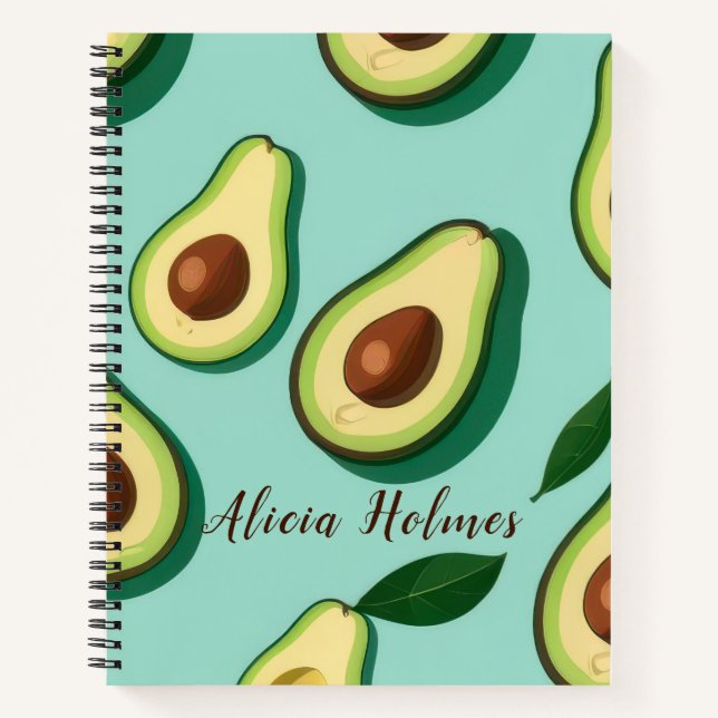 Carnet Avocado Bliss (Devant)