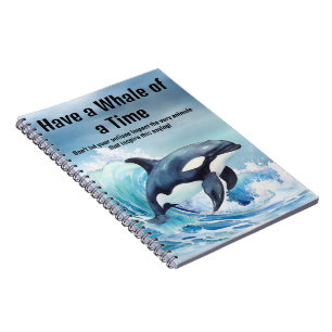 Carnet « Avoir une baleine d'une fois » expression idioma