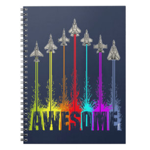 Carnet Awesome fighter jets