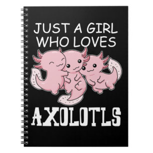 Carnet Axolotl Enfants Kawaii Axolotl Cadeaux Filles Axol