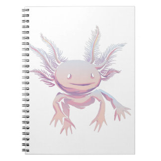 Carnet Axolotl réaliste