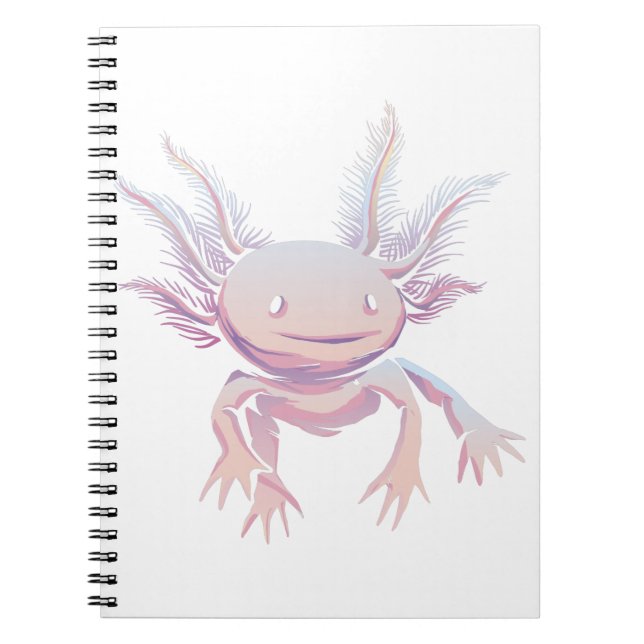 Carnet Axolotl réaliste (Devant)