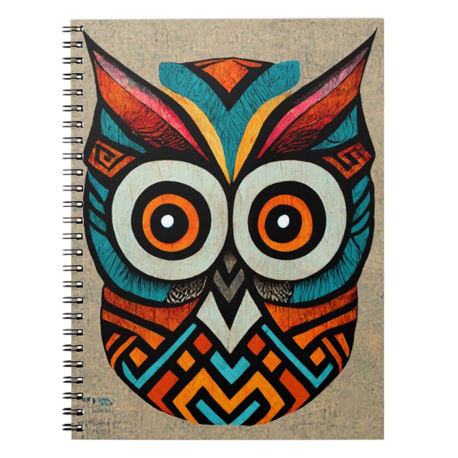 Carnet Aztec Owl (Devant)