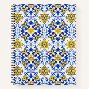 Carnet Azulejo Motif sans couture