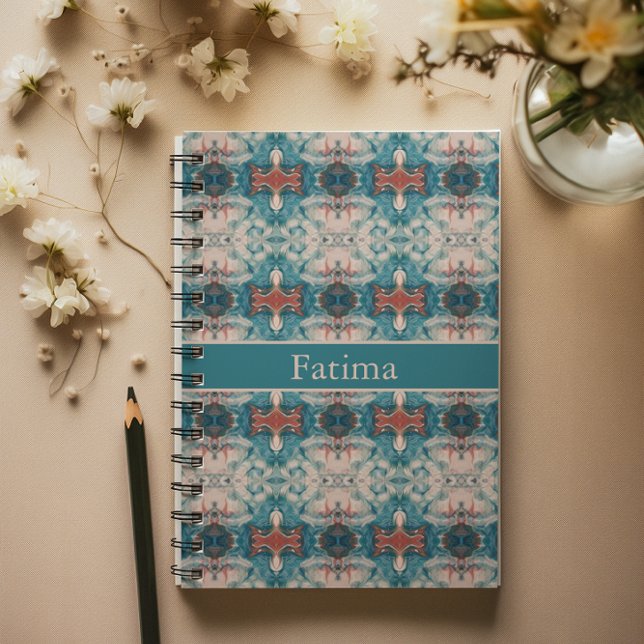 Carnet Azure Bloom, personnalisé (Créateur téléchargé)