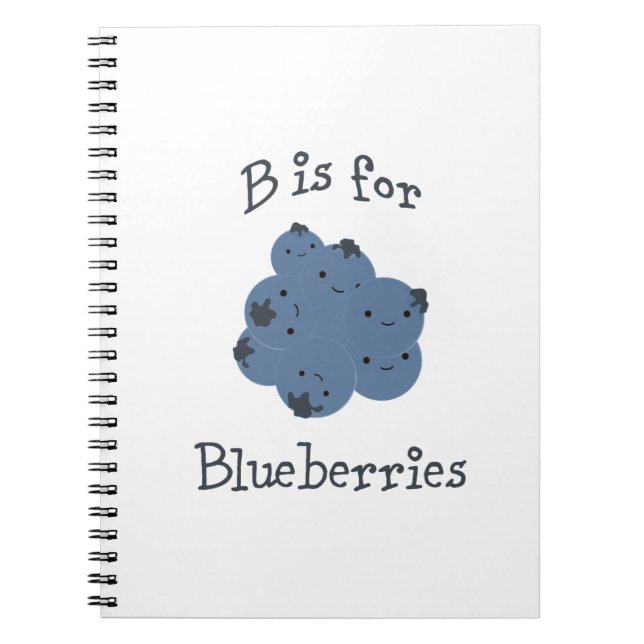 Carnet B est pour les bleuets (Devant)