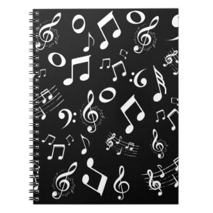 Carnet B&W Musical