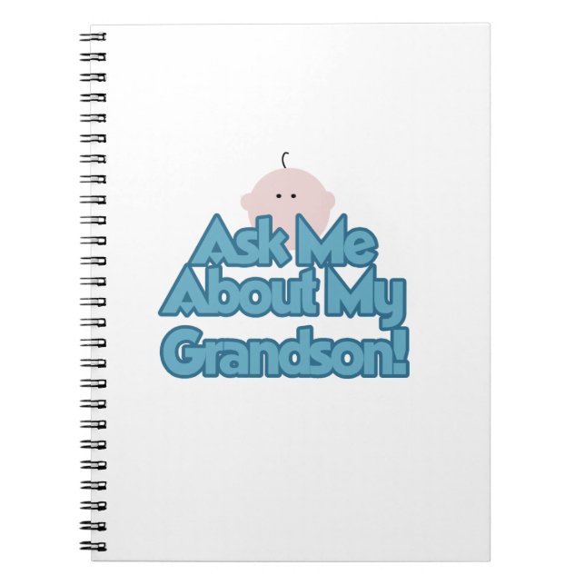 Carnet Baby Boy Posez la question sur mes petits-fils cad (Devant)