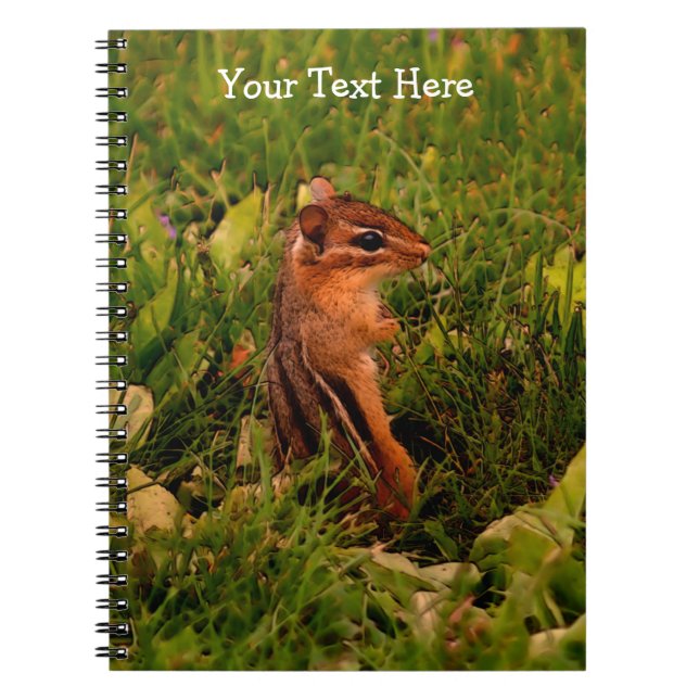 Carnet Baby Chipmunk Animal Nature Art (Devant)