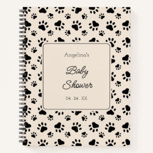 Carnet Baby shower de chien