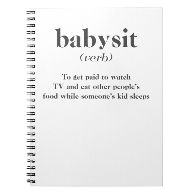 Carnet Babysit (Devant)