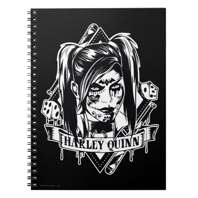Carnet Badge Harley Quinn (Devant)