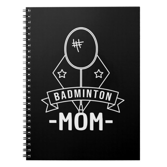 Carnet Badminton - Badminton Mom (Devant)