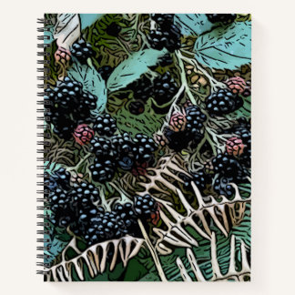 Carnet Baies noires sur la vigne