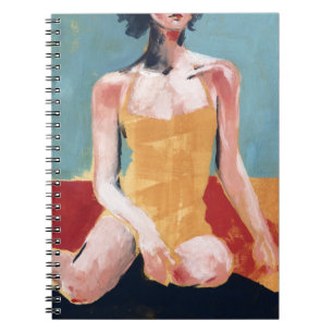 Carnet Bain vintage - maillot de bain jaune