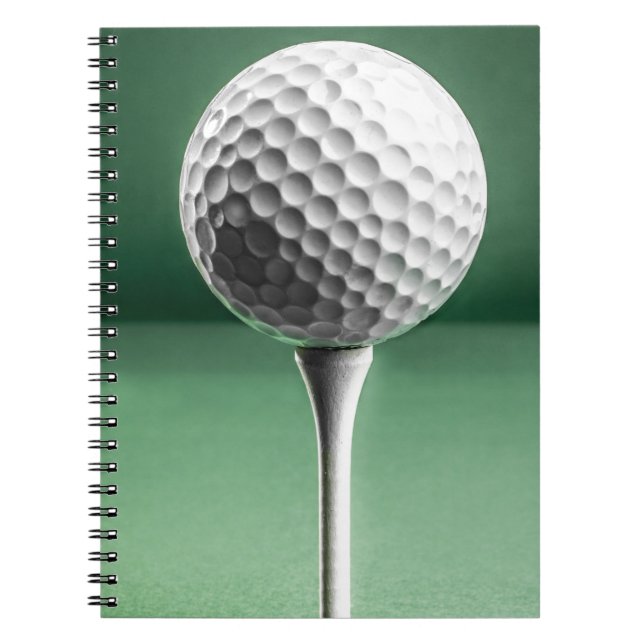 Carnet Bal de golf sur le Tee (Devant)