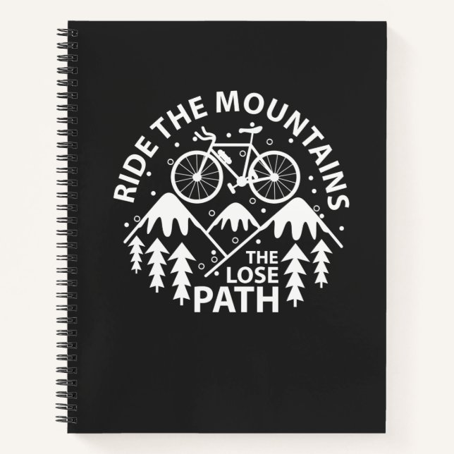 Carnet Balade à vélo dans les montagnes (Devant)