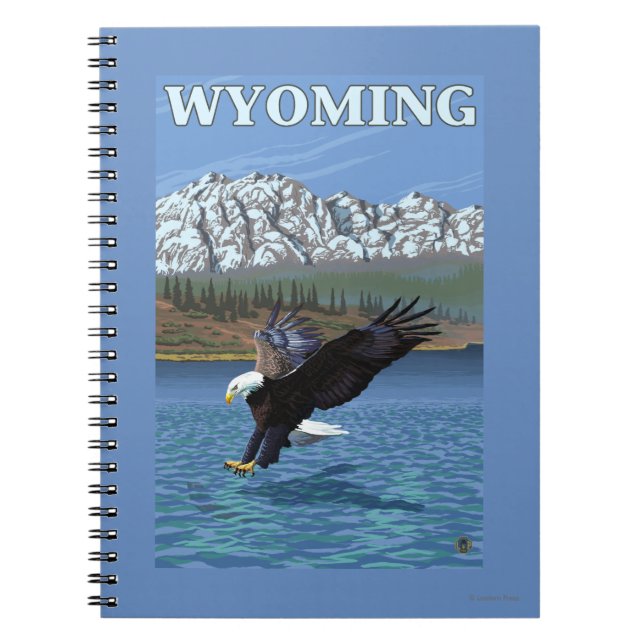 Carnet Bald Eagle Diving - Wyoming (Devant)